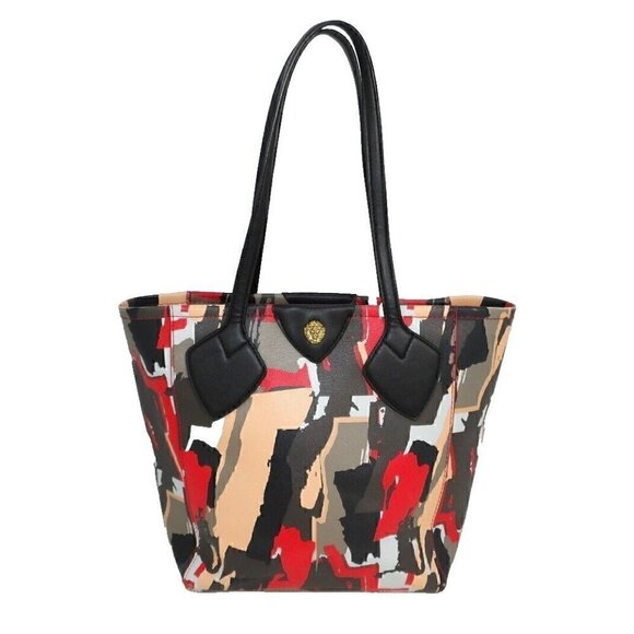 ANNE KLEIN multicolor abstract pattern tote, shoulder bag, handbag, purse - Picture 1 of 9